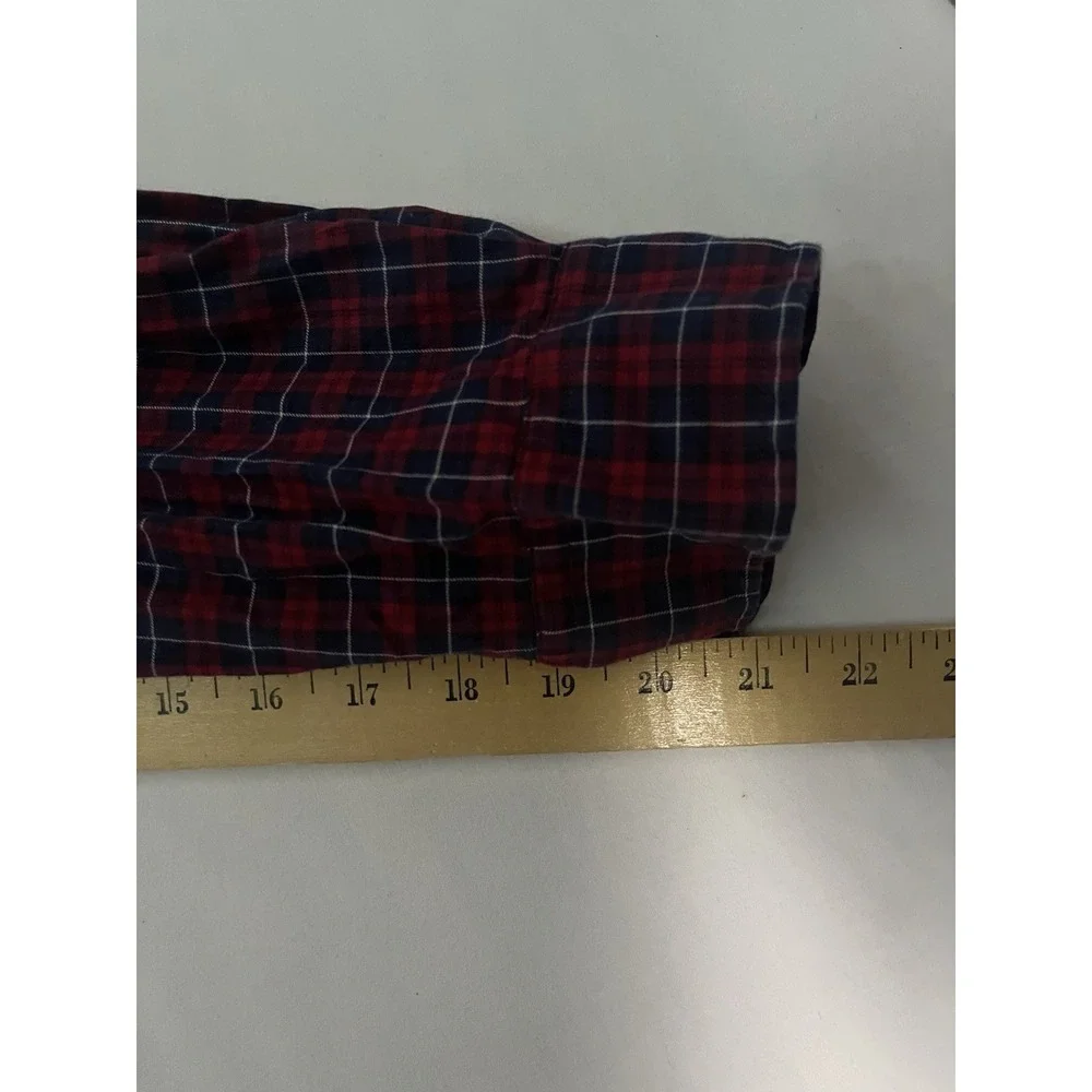 Polo Ralph Lauren Oxford Dress Shirt Men's Size 2XL Plaid Long Sleeve Button Up